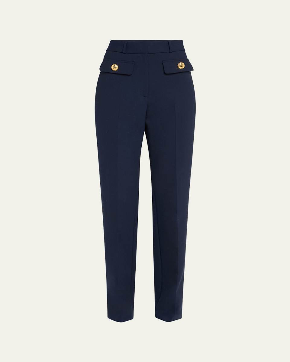 Double-Face Stretch Wool Pants